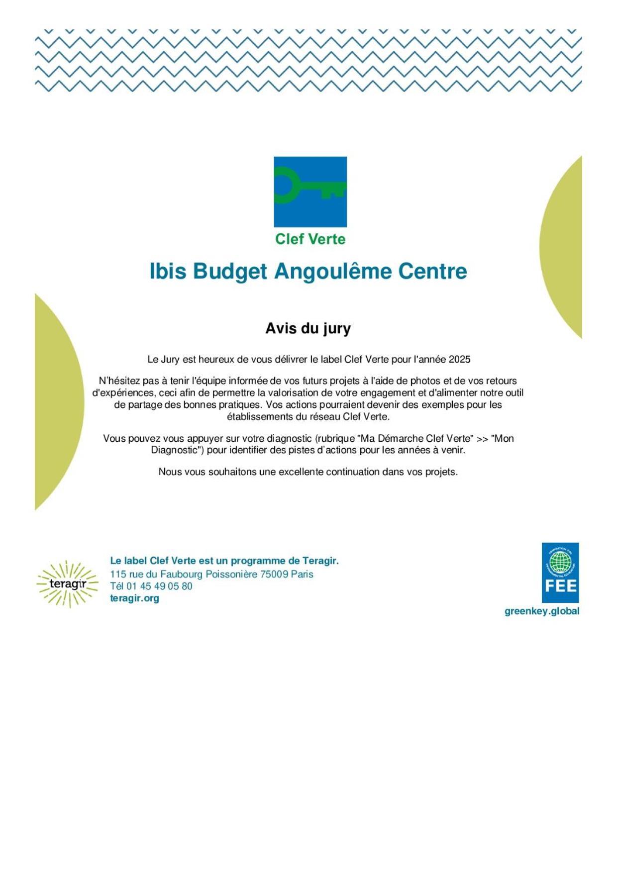Ibis Budget Angouleme Centre Exteriér fotografie